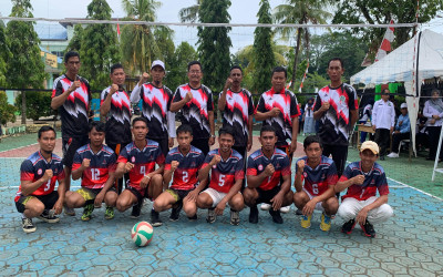 Tim Voli Karyawan MA Muh. Songing Raih Juara 1, Tundukkan Kemenag Sinjai di Laga Final HAB ke-80